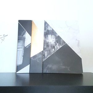 2/$20 Softcover Lined Notebooks Geometric 3p